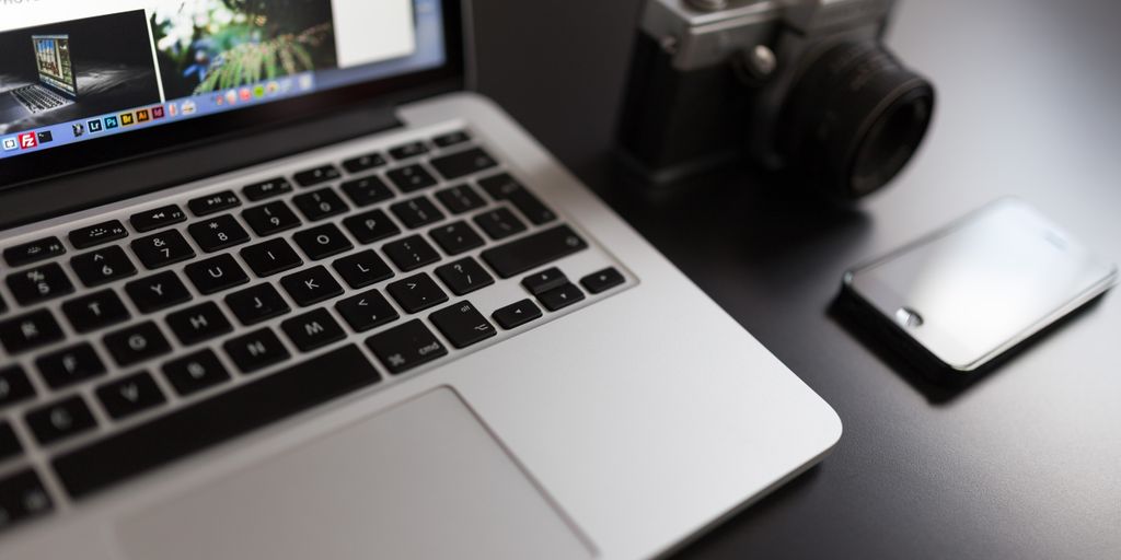 MacBook with antivirus shield