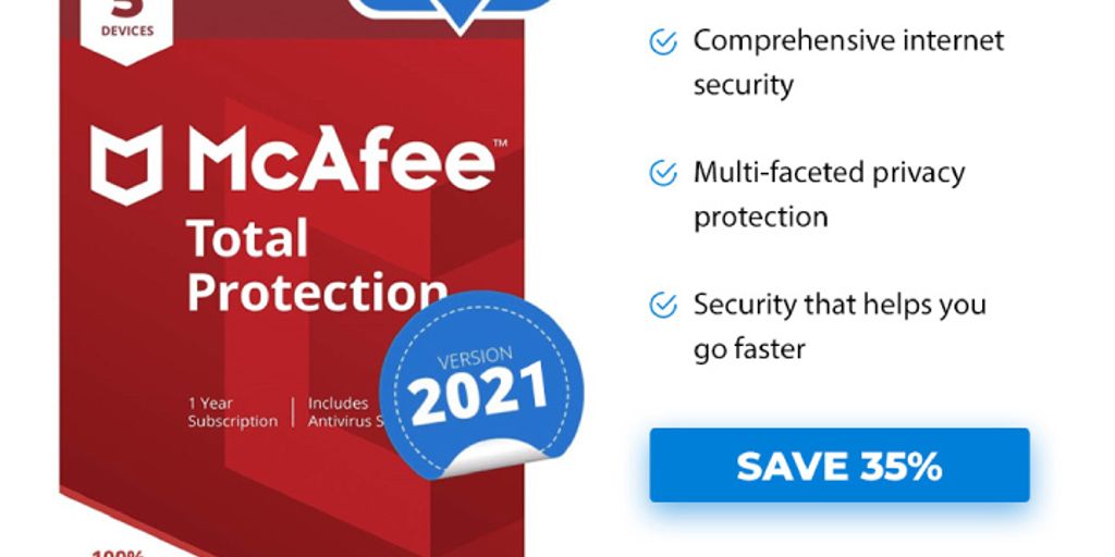 McAfee Antivirus software interface